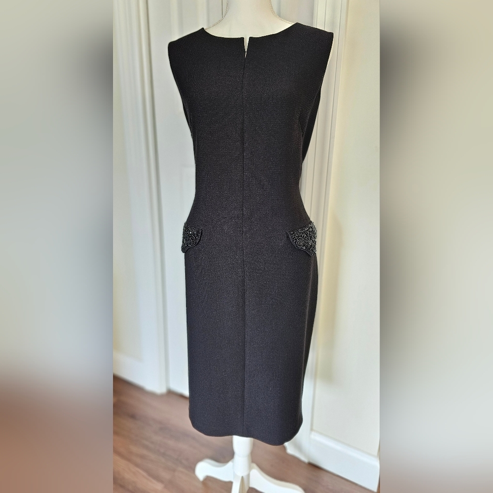 Jones New York Black Sleeveless Dress